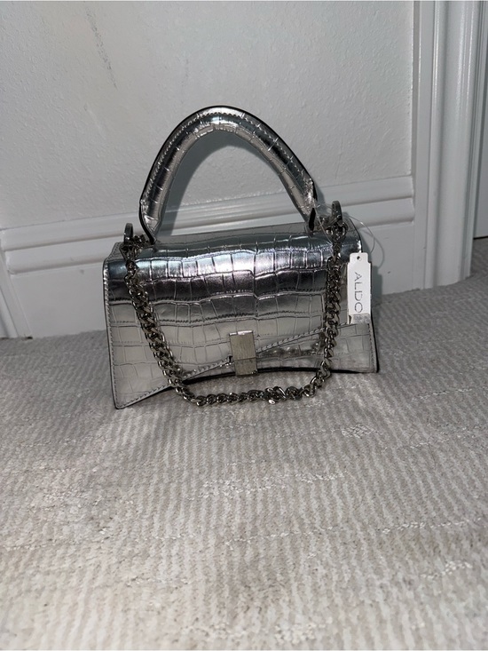 Aldo Handbags - ALDO Lucenaax Synthetic handbag. Small Top-Handle Bag with thick or thin strap.